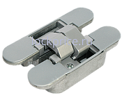 Картинка Скрытые петли Morelli с 3-D регулировкой HH-3 SN Матовый никель (20 кг)